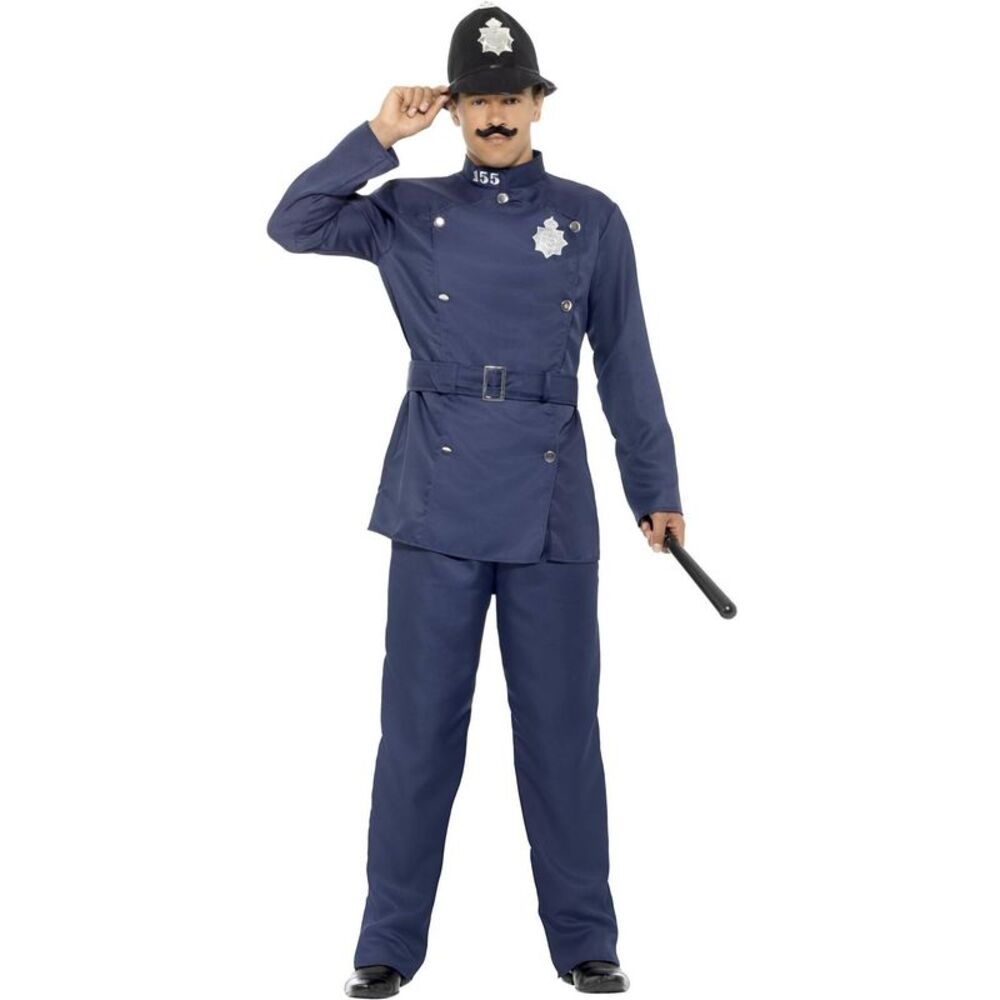 Smiffys London Bobby Costume / Blue